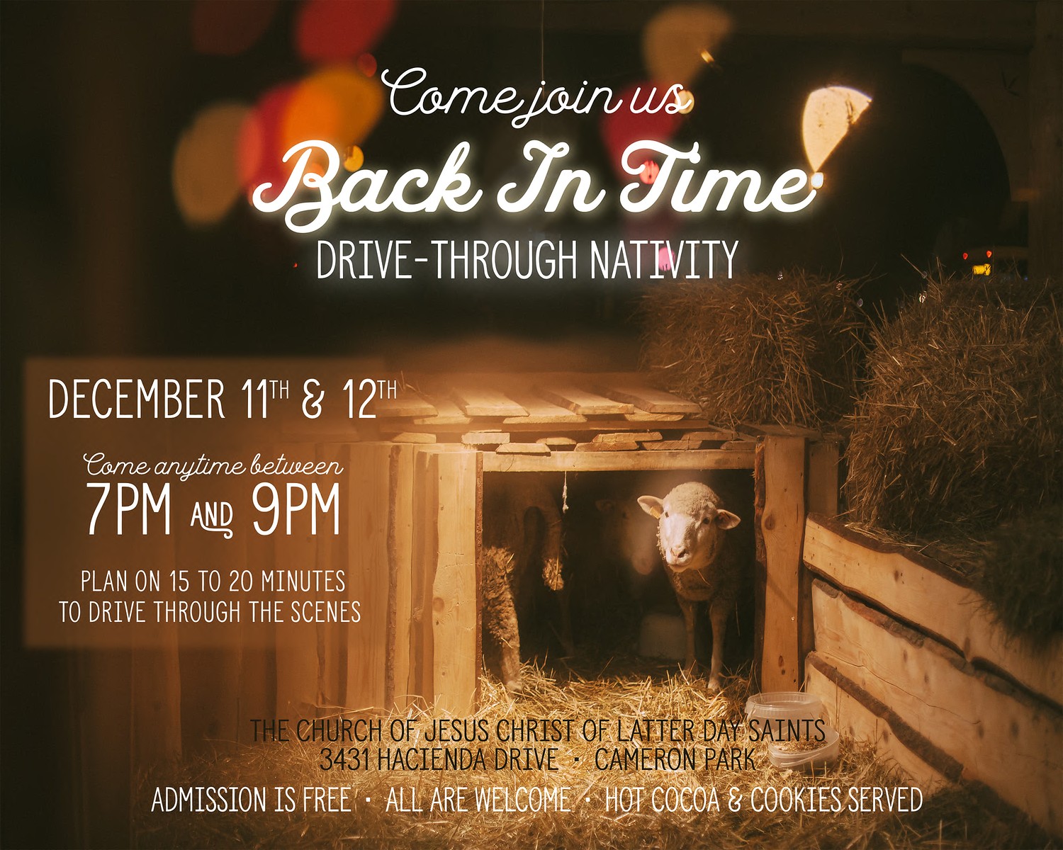 Drive-thru Nativity – December 12, 2023